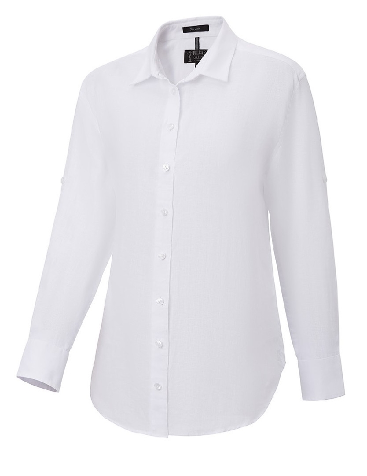 Pilbara Women's Linen Swiss Tab L/S Shirt RiteMate Workwear